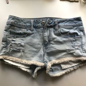 Denim shorts